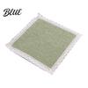 Декоративная накладка на сиденье стула Кружевная подкладка на сиденье С завязками Хлопок Лен Квадратная Летний Стиль Фермерского Дома Отделка 15,75" x Дышащая Моющаяся