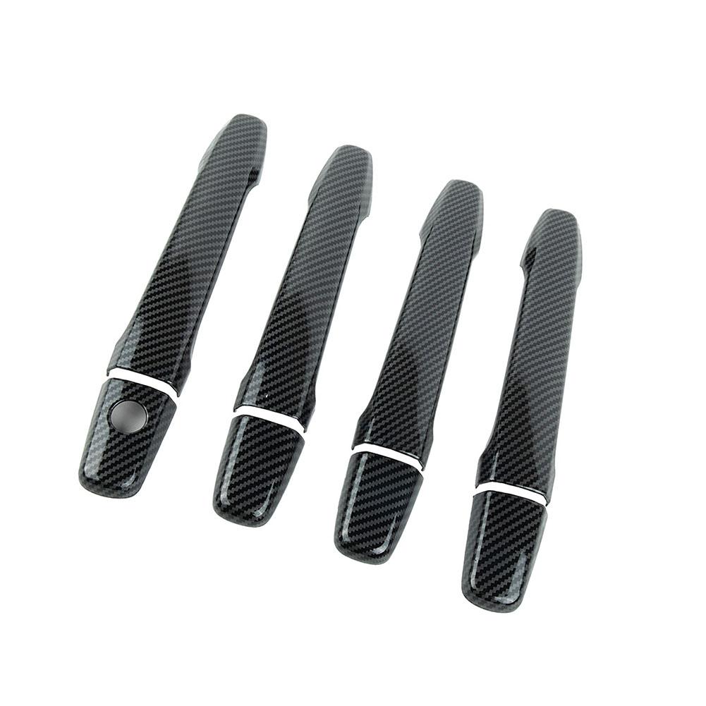 Крышка дверной ручки автомобиля из углеродного волокна, крышка дверной ручки для Lancer EX-Evolution X-EVO, украшения для дверных ручек из АБС-пластика