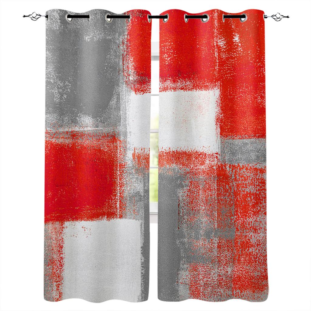 Желто-серые абстрактные художественные текстурированные шторы для спальни, кухни, оконные занавески, занавески для гостиной