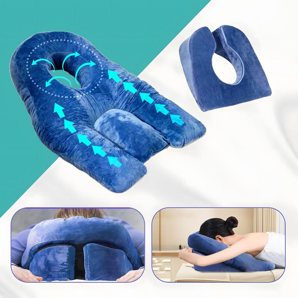 Face-Down Pillow for Sleeping After BBL or Eye Surgery Recovery, Vitrectomy or Retinal Surgery, Face-Down Sleeping Pillow, Face-Down Pillow for Eye