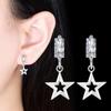Серьги, модные одинаковые женские простые индивидуальные универсальные серьги, милые темпераментные серьги высокого качества