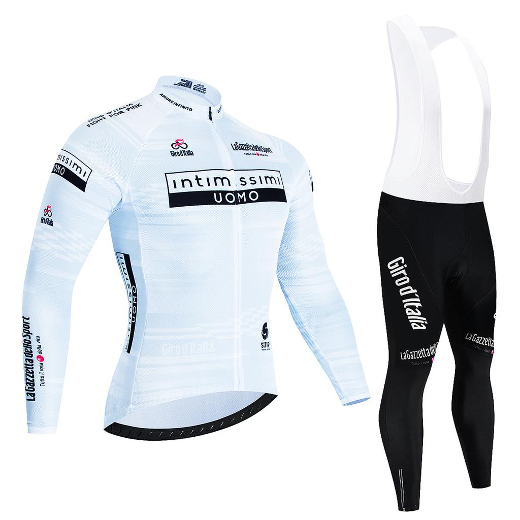2025 Team Tour De Italia Giro Cycling Jersey Set Mens Clothing Suit Long Sleeve MTB Bike Road Pants Bicycle Bib Ropa Ciclismo