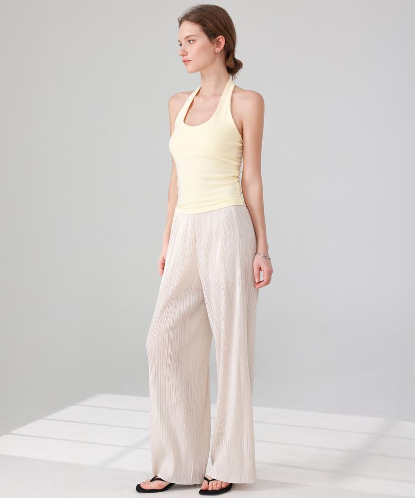 PLEATSMOOD Sini Pleats Layered Wrap Skirt & Pants Set