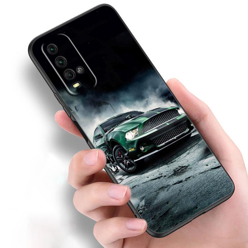 Крутой спортивный автомобильный чехол для телефона Xiaomi Redmi Note 10 9 Pro Max 10S 10T 9A 9C 9S 9T 8A 8T 8 7 Pro Мягкий черный чехол из ТПУ