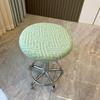 Round Stool Elastic Seat Cover Dustproof Wear Resistant Bar Swivel Chair Protector Soft Home Textile