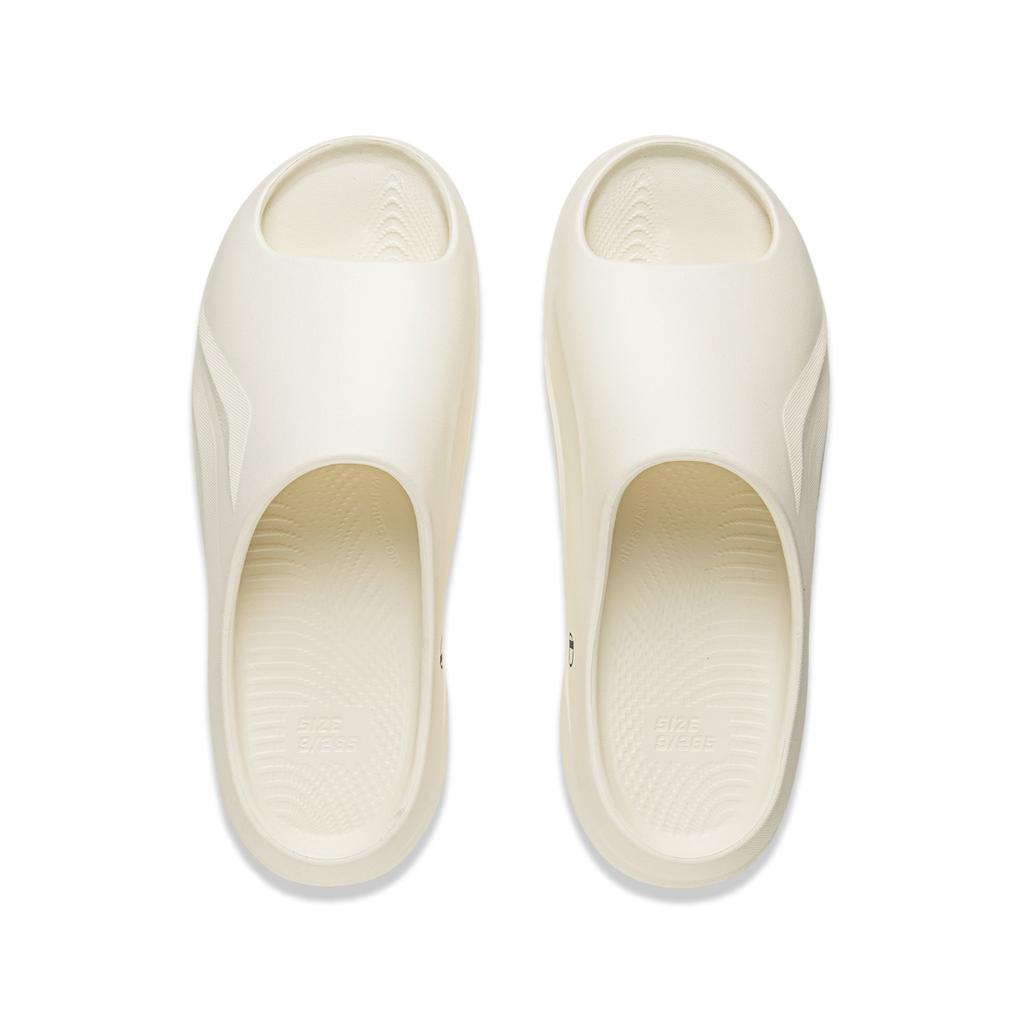 YINGXIONGLIANMENGYONGCHIPAIDUI x Li Ning Мягкие Шлепанцы Тихие Скользкие Устойчивые к Истиранию Унисекс Цвет Экрю AGAV003-1