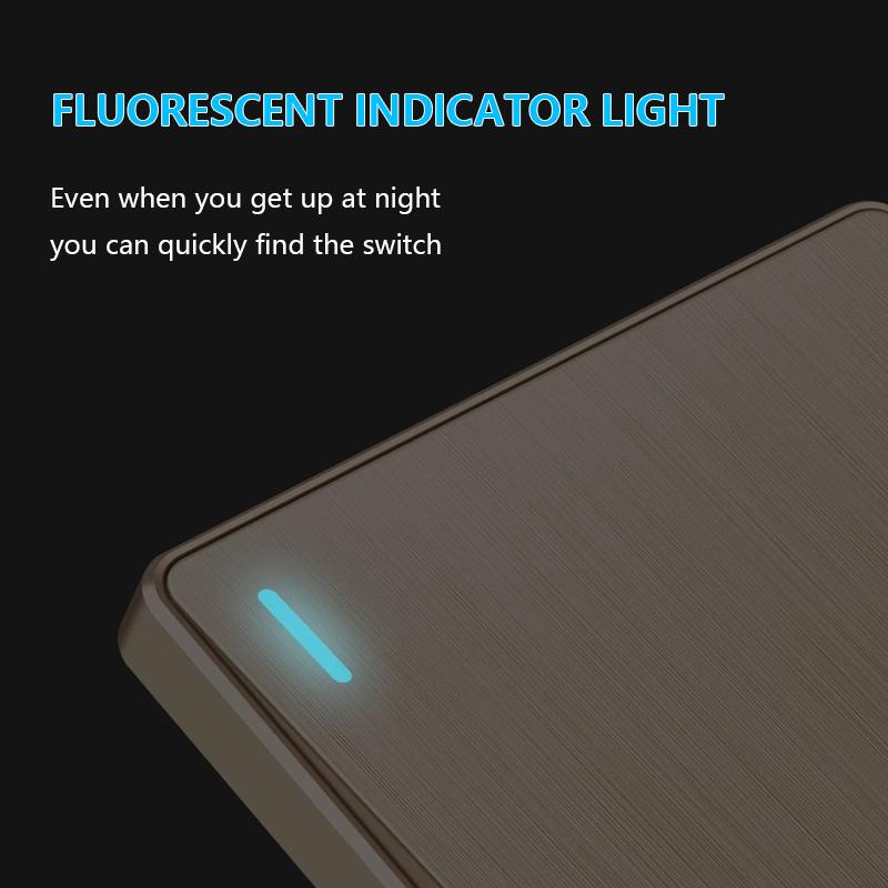 86 Тип британский стандарт настенный выключатель света 16A матовая панель ВКЛ ВЫКЛ домашний выключатель питания клавишный 1/2/3/4 Gang 1/2Way