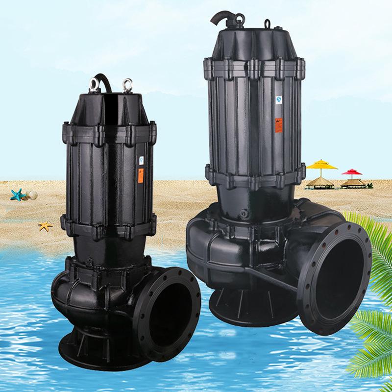 WQ Series Submersible Sewage Pumps: Large-Flow Industrial Mud & Fecal Pumps, Non-Clogging National Standard Water Pumps.