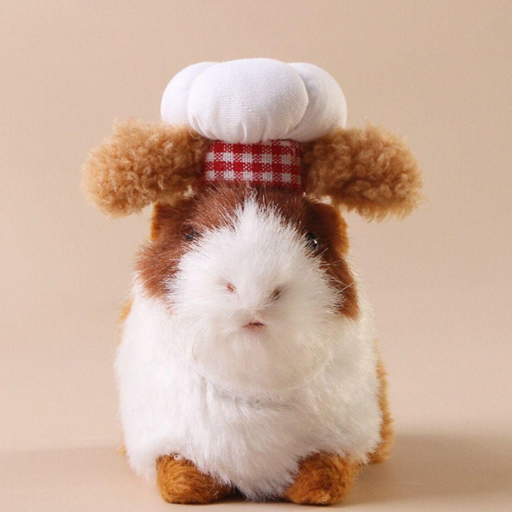 Breathable Hamster Cosplay Hat Adjustable Pet Dress Up Hat Pet Costume Hat  Birthday Party