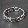 Punk Style Mechanical Chain 15mm Wide Men's Stainless Steel Bracelet Jewelry