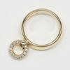 TIFFANY&Co. Door knock Ring K18 yellow gold/diamond #5.4(US Size) 7.34g Women Used