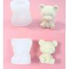 DIY Little Bear Ice Mold Food Grade Silicone Ice Box Household Cartoon Model Coffee Ice Film Bear Ice Cream Mold Ice Tray