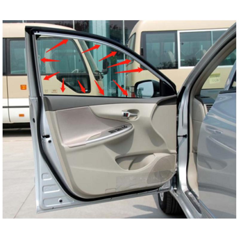 8151-12211 Уплотнитель стекла передней левой двери Подходит для Toyota Corolla ZZE122 ZRE120 2004 2005 2006 2007 2008 2009-2013