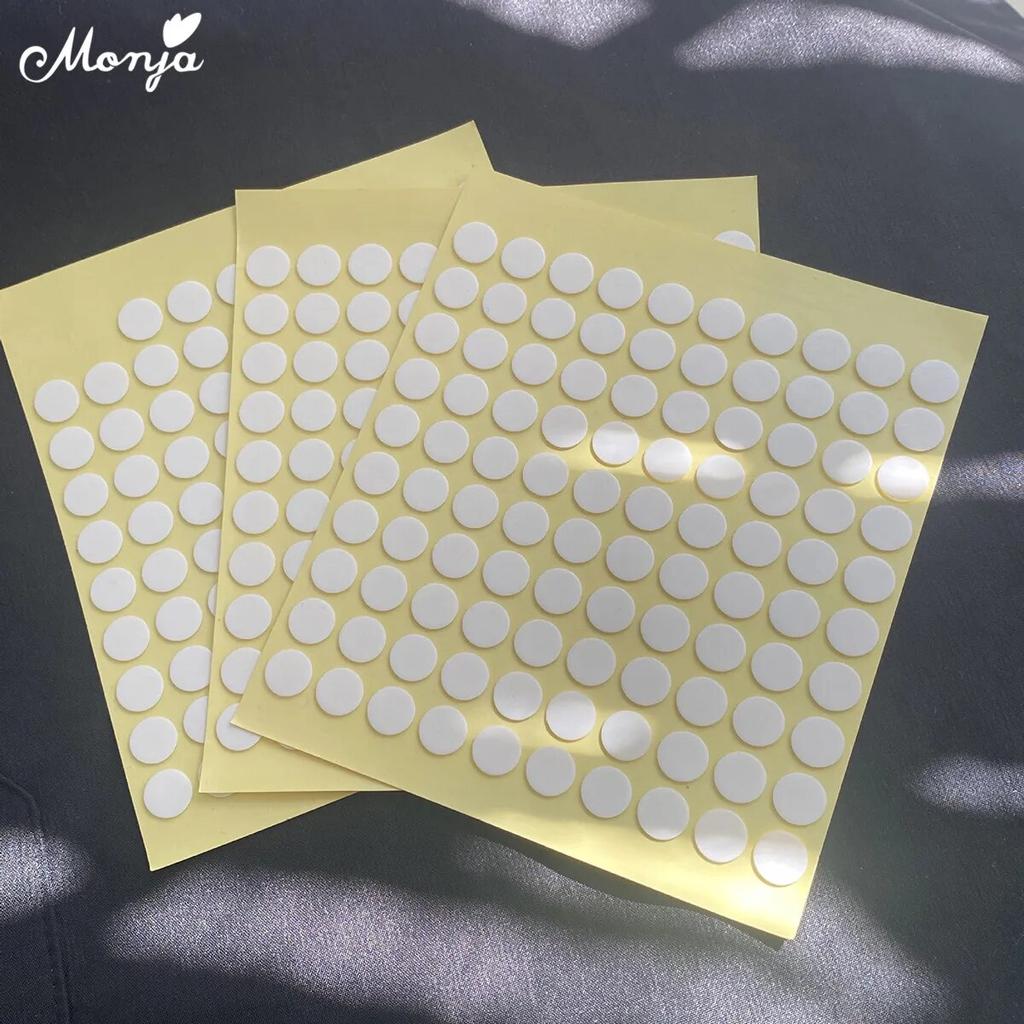monja 100 шт., клейкая наклейка для ногтей, подставка для накладных ногтей, двухсторонняя лента, стенд, держатель для показа, салон, дом, сделай сам, инструменты для дизайна маникюра