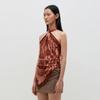 Haze Motif Square Scarf 95 _ RED