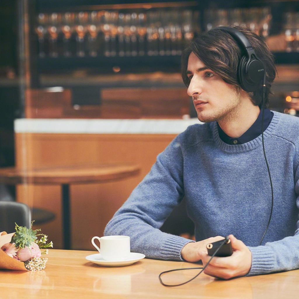 Sony MDR1AM2 Wired Audio Over-the-Head Headphones, Black (MDR-1AM2/B)