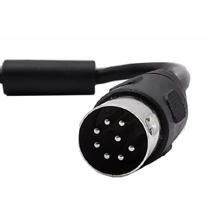 8 Pin DIN Splitter Cable 1 Male to 2 Female Y Adapter Cable for Sound and Video