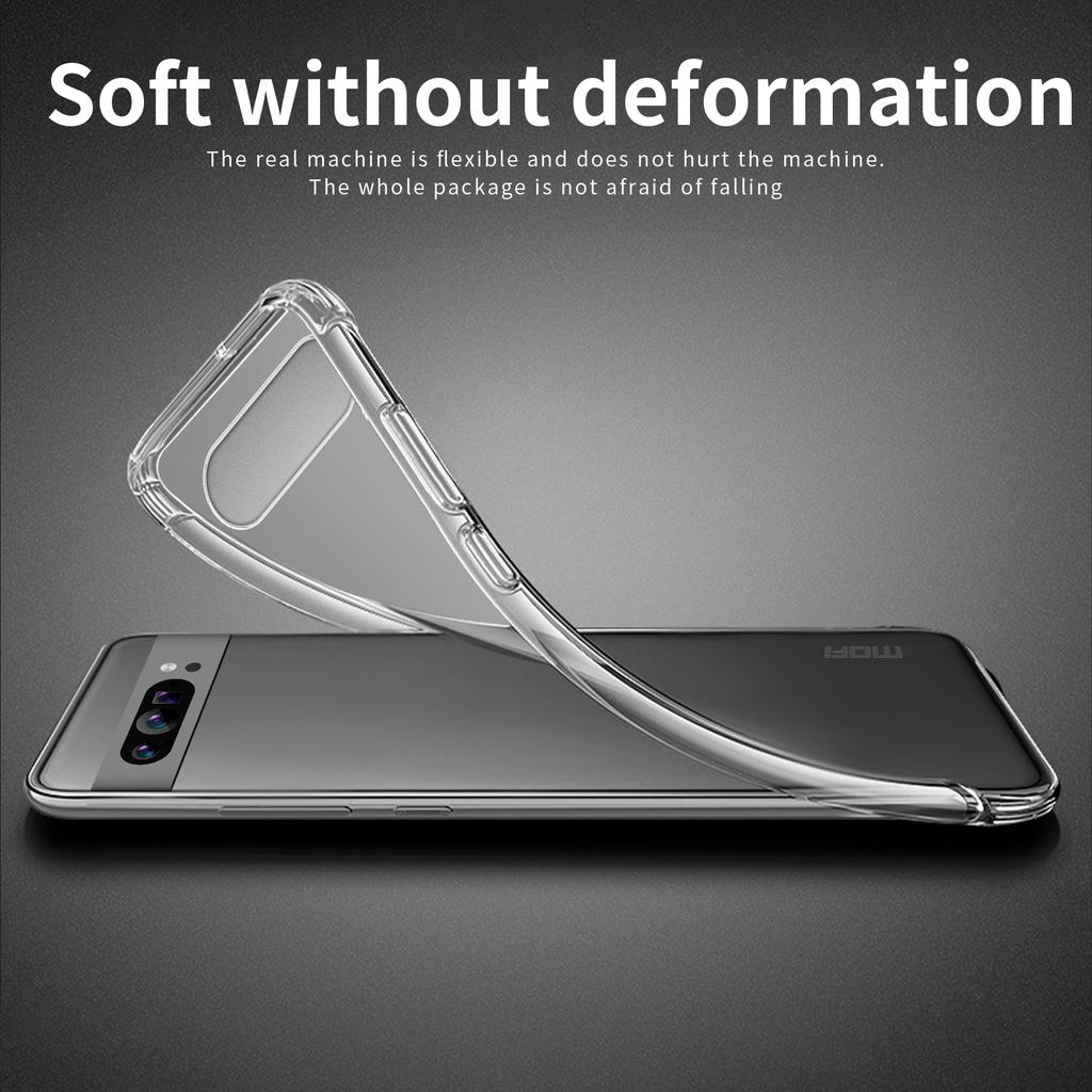 MOFI For Google Pixel 9 Case Slim Soft TPU Crystal Clear Phone Cover