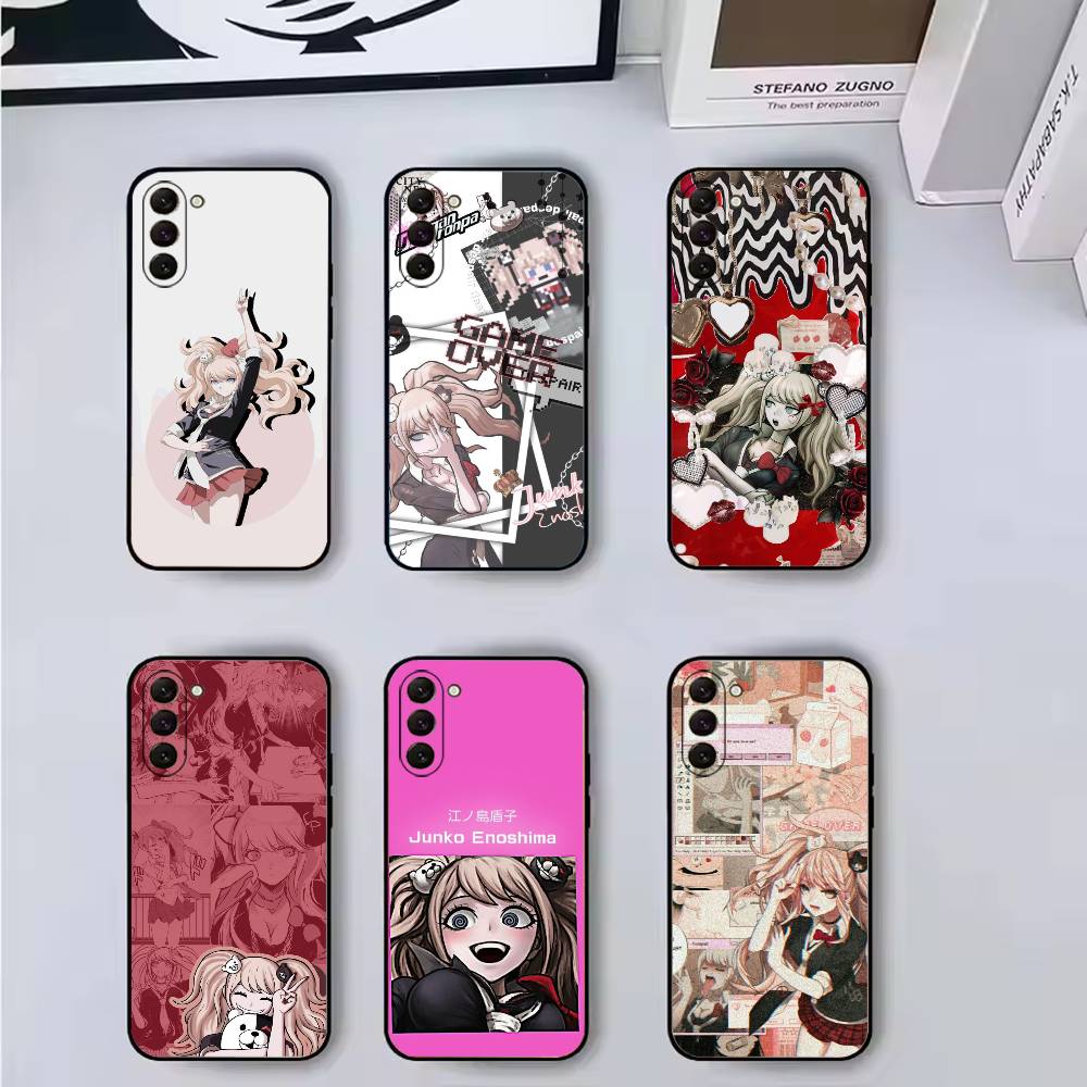 Чехол для телефона D-Danganronpa Game Junko Enoshima для Samsung Galaxy A73, A72, A71, A70, A53, A52, A51, Другие Мягкий Черный Чехол