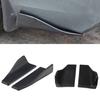 2Pcs Carbon Fiber Car Side Skirt Spoiler Rocker Splitters Anti-Scratch Wings