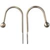 4 pcs Aluminium Alloy Metal Curtain Holdbacks U-bend Curtain Fixing Hook  Curtain