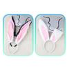 Easter Rabbits Ear Hair Hoop Costume Accessories Rabbit Headwear Makeup Decorations Cute Plush Rabbit Hairband Headband