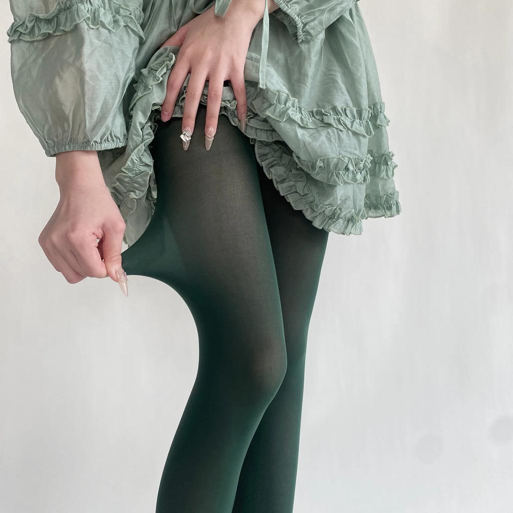 Конфетные цвета женские колготки Y2k девушки бархатные чулки бедра колготки женское сексуальное нижнее белье чулочно-носочные изделия боди чулки леггинсы