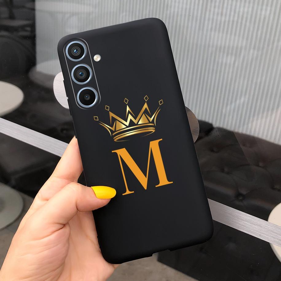 Для Samsung Galaxy A52 A52S A53 A54 5G Чехол Роскошные Буквы Короны Расписной Мягкий Тонкий Задняя Крышка Для Samsung A52 5G SM-A526B Fundas