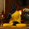 Polyresin Decorative Buddha Statue For Living Room, Buddha Idol - 14.5 Inch