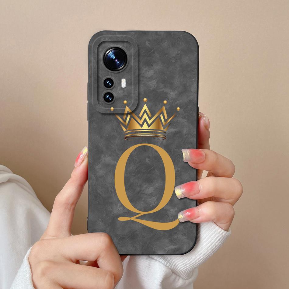 For Xiaomi 12 Pro Ultra 12 Lite 12X Phone Case Fashion Letters High Quality Bumper For Xiaomi12 Soft Liquid Silicone Funda Capa