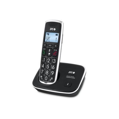Беспроводной стационарный телефон для пожилых SPC Comfort Kaiser - Кнопки и цифры XL, Сверхгромкий звук, Телефонная книга