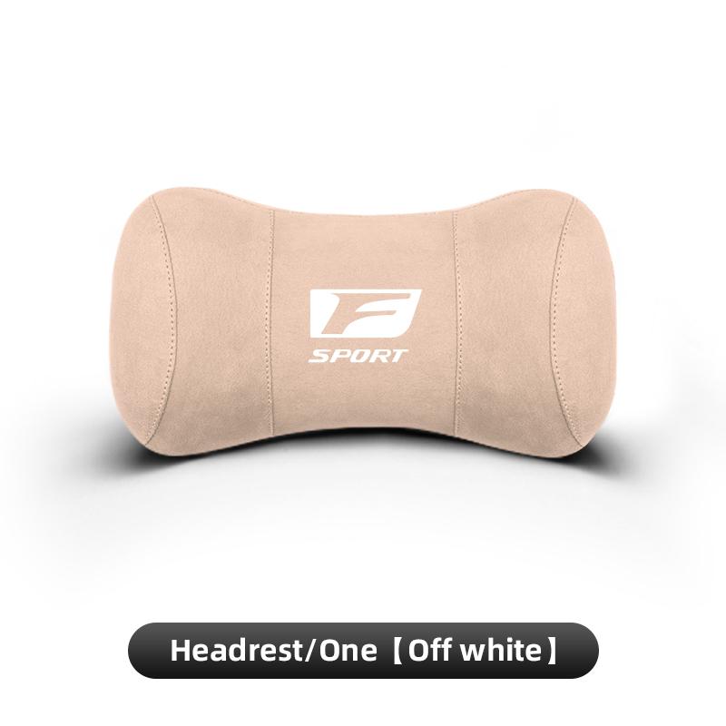 2026 Hot Interior Stickers Lexus Car Seat Suede Memory Cotton Neck Pillow Headrest For Lexus LS LC RZ RX330 IS250 Ct200h ES300h