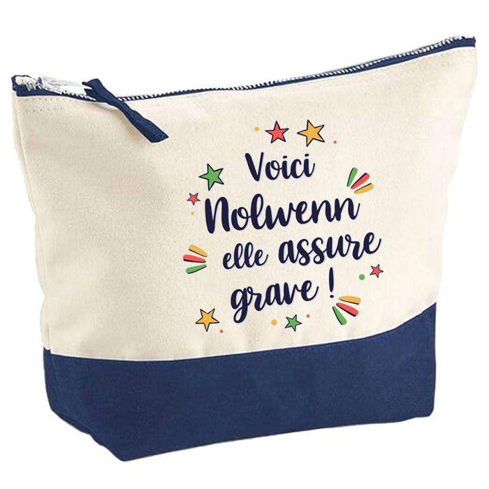 Trousse de maquillage - PLANETEE - Nolwenn elle assure grave - Grand format - Impression HD - Fabrication France
