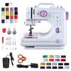 Электрическая швейная машина компактная швейная машина для бытового электрошвейного оборудования 12 видов легкого обратного стежка светодиодная ручная регулировка для электрической швейной машины