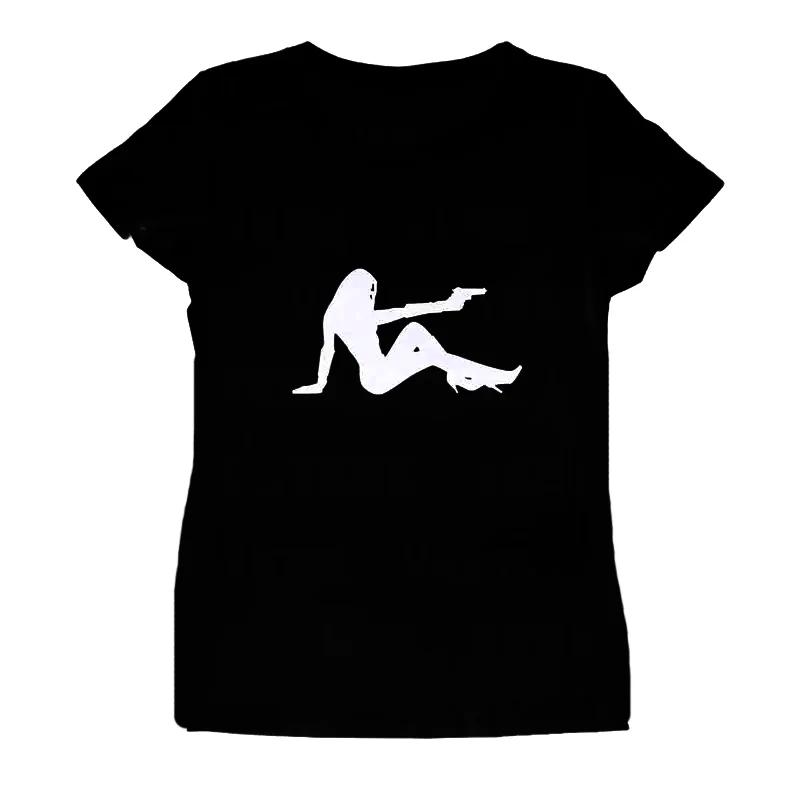 Harajuku Y2k Aesthetic Y2k Top Women Sexy Girl Print Graphics Tee Goth Casual Short Sleeve Tshirt Punk Streetwear Slim Womencozy