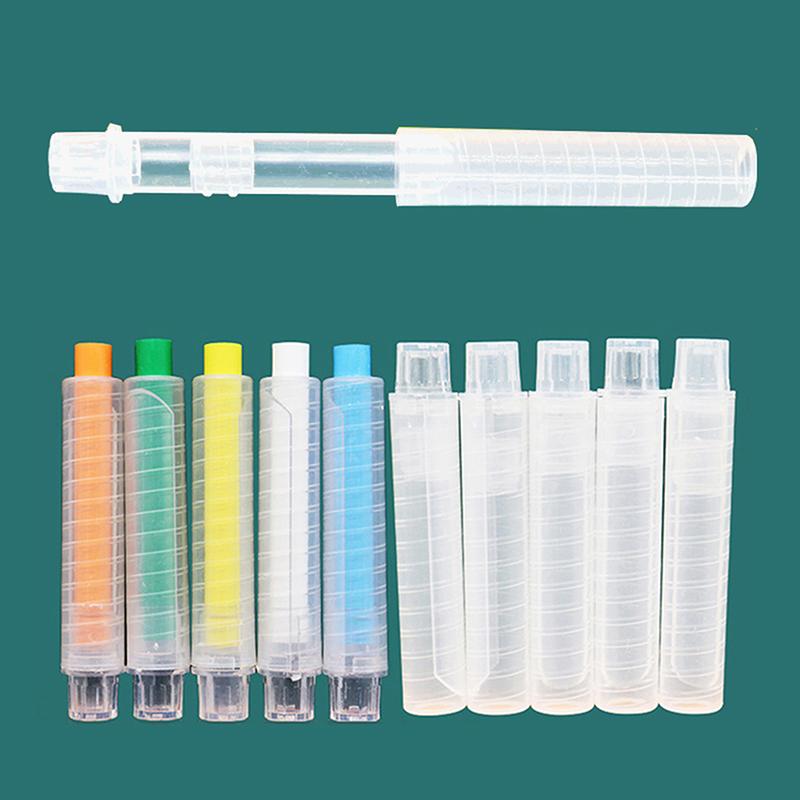 5 шт. прозрачный нетоксичный держатель для мела зажим для чехлов для мела для учителей пишущих детских досок для рисования аксессуары для меловых ручек