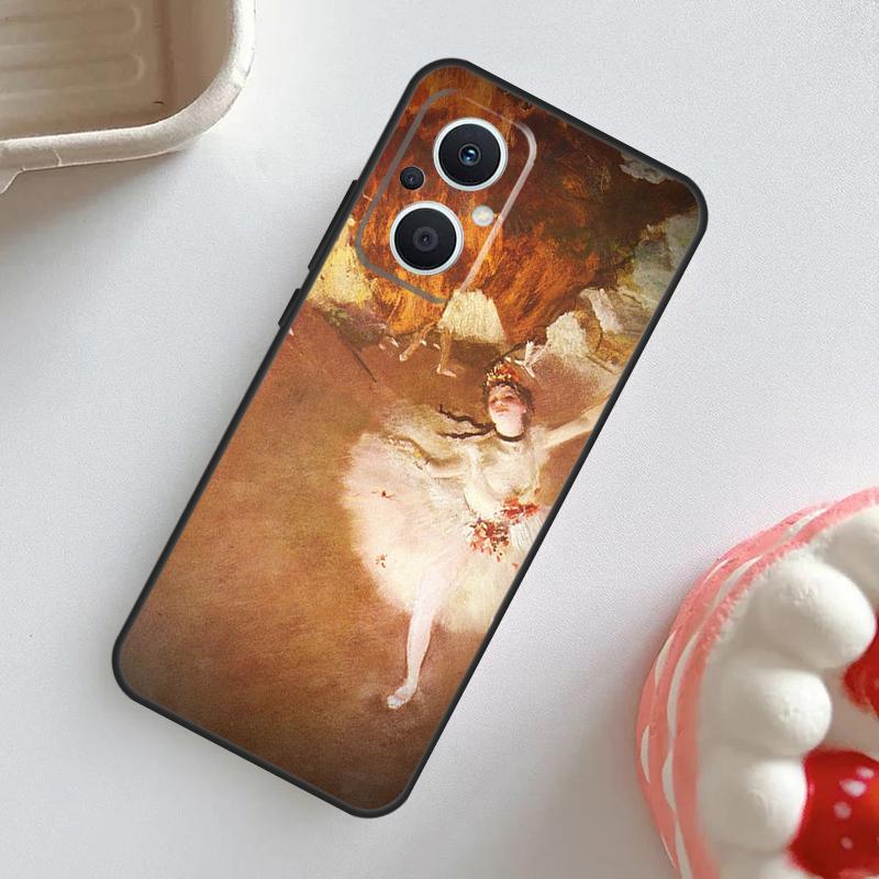 Чехол для танцора балета, балерины, для OPPO Reno 11F 8T 4Z 5Z 4 6 7 8 5 Lite 10 Pro, OPPO Find X2 X3 Lite X5 X6 Pro, Крышка