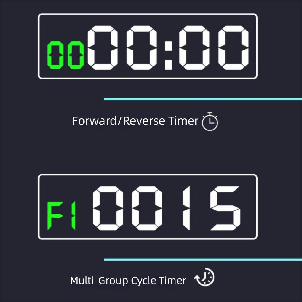 with Magnetic Back Mini Gym Timer Portable Workout Timer Exercise Timer Gym Timer Training