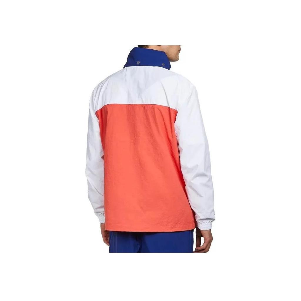 Puma Select MMQ Series Colorblock Тканая куртка с воротником-стойкой и молнией четверть, Верхняя одежда унисекс Оранжевый Розовый 535791-35