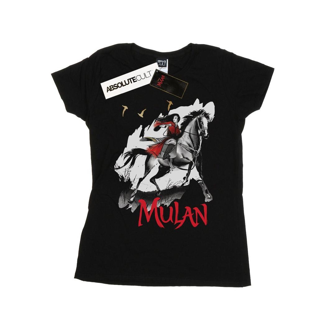 Disney Womens/Ladies Mulan Movie Stride Cotton T-Shirt
