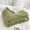 Winter Blankets Soft Plaid Warm Fleece for Adults Kids Solid Sofa Bed Cover Duvet Plush Throw Bedspread for Home Beds Couch