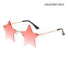 For Women & Men Pentagram Eyewear Party Glasses Sun Glasses Star Shape Rimless Sunglasses