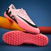 2025 New Low-top Football Shoes, Men's and Children's Broken Nails, Artificial Flat, Long Nails, Leather Feet, Competition Training Shoes