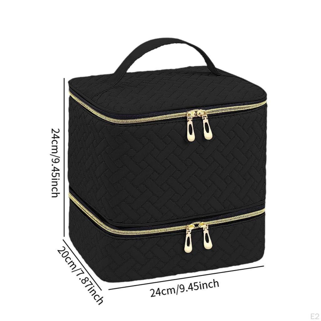 Органайзер для лака для ногтей, сумка из искусственной кожи, дорожный чехол-держатель