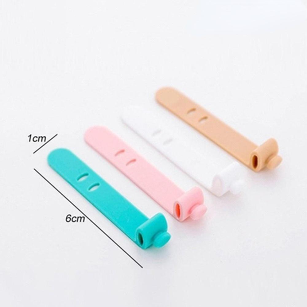 4/8 шт./уп. Мини силиконовые USB стяжки для кабелей, органайзеры для кабелей, мягкие ремешки, органайзер-намотка, зажимы для хранения