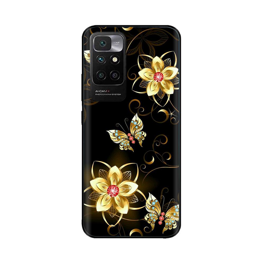 Для Redmi10 Xiaomi Redmi 10 Чехол для Redmi 10 Prime Бампер 6,5 дюйма Мягкий ТПУ Силиконовый Чехол Для redmi10 Чехлы Мраморная Задняя Крышка