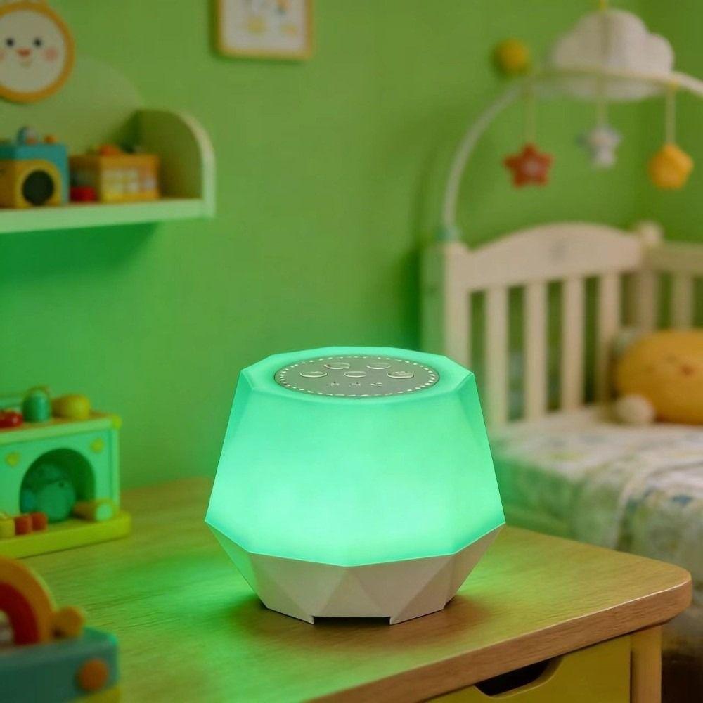 7 Color Modes White Noise Machine 10 Nature Sounds Night Light Bedside Lamp  Nursery Comfort