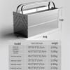 Yueyue Shang Extra Large 3-Tier Folding Stainless Steel Toolbox