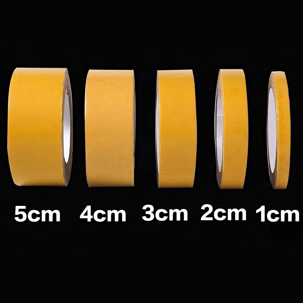 Heavy-duty double-sided tape 5 sizes strong mesh-reinforced carpet tape for rugs. 10m transparent residue-free mounting tape works on carpets wood