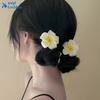 IF ME 1Pc Sweet Eggflower Hair Clip New Thai Style Beach Tourism Holiday Flower Women's Hair Accessories Hair Clip